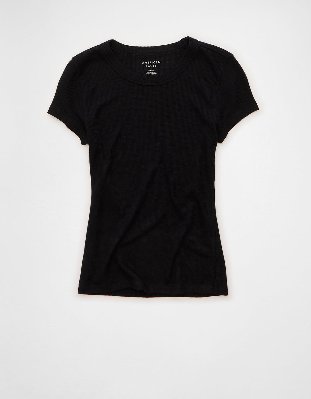 Camiseta de Gofre para Bebé - Negro 2370_1713_073_f
