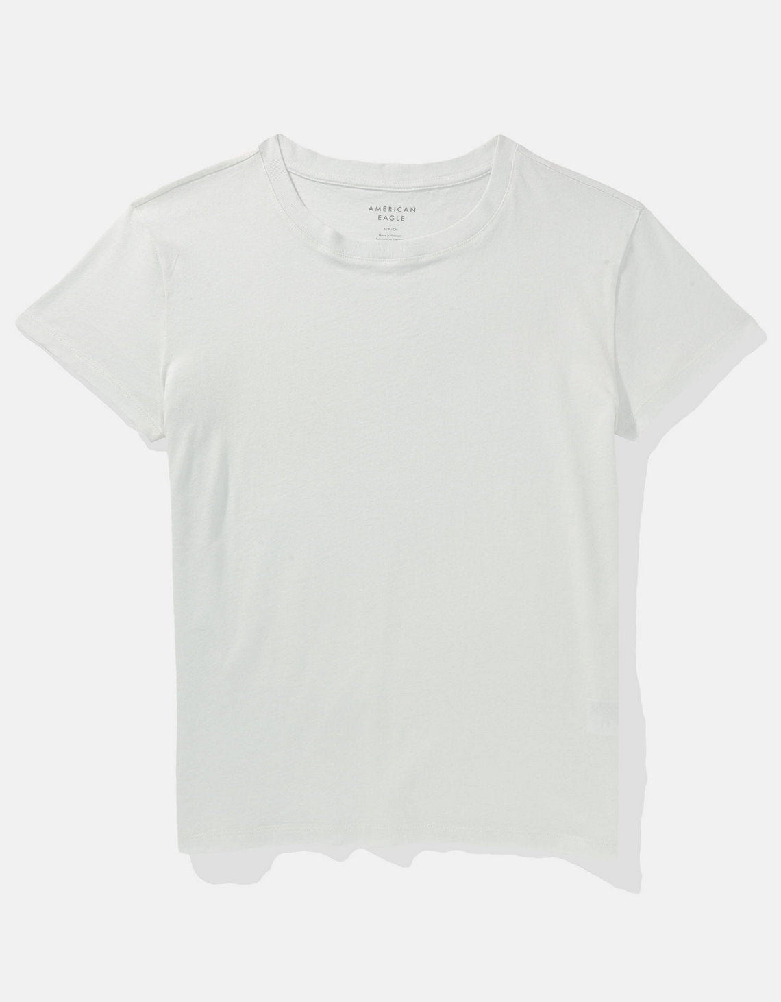 Camiseta Básica Manga Corta Mujer AE - Blanco 2370_9465_100_f