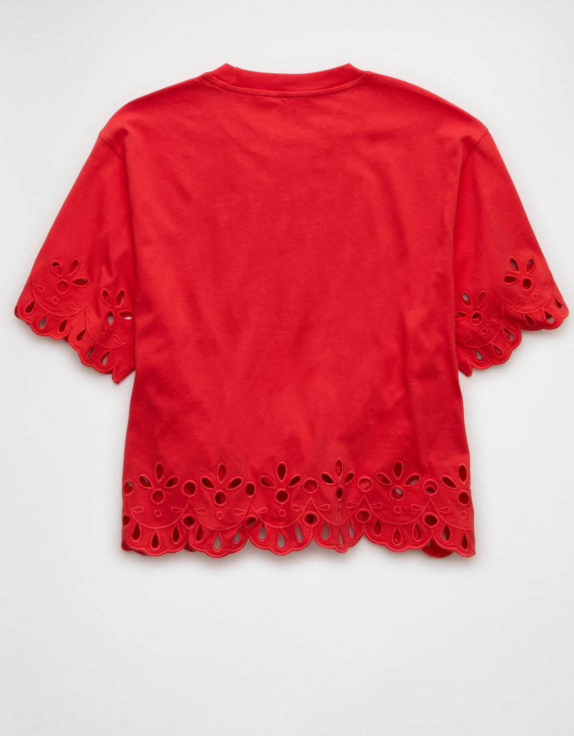 Camiseta Boxy Oversized con Ojal Ae - Generico 2372_1112_703_b