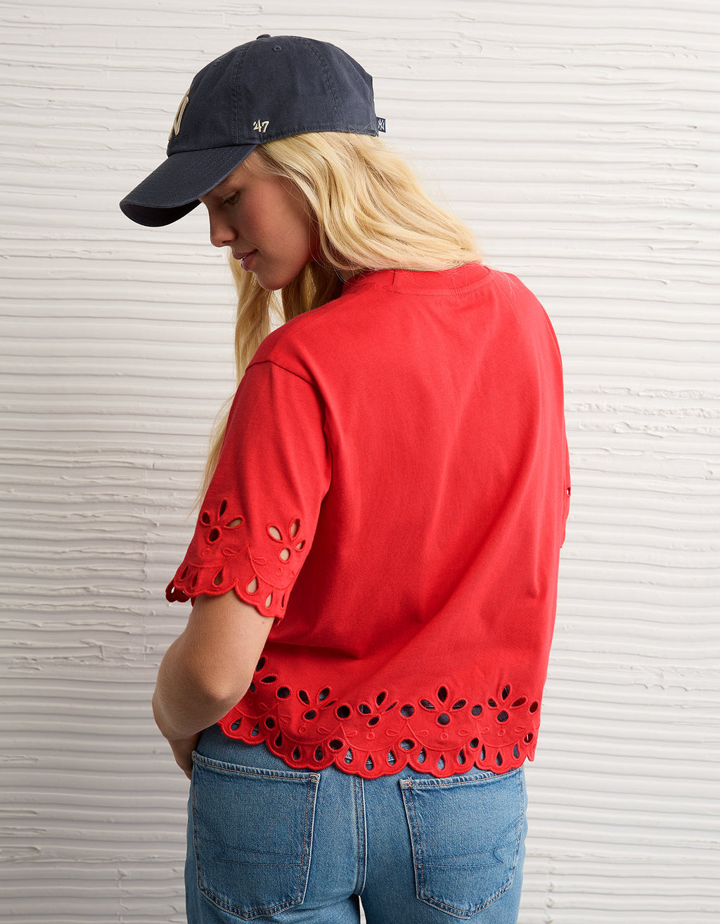 Camiseta Boxy Oversized con Ojal Ae - Generico 2372_1112_703_ob