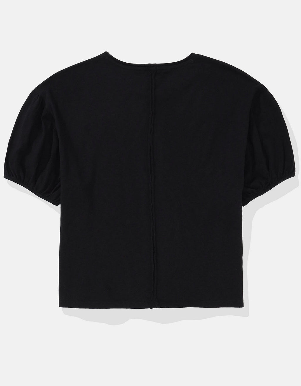 Camiseta de Manga Abullonada Ae - Negro 2372_1119_073_b