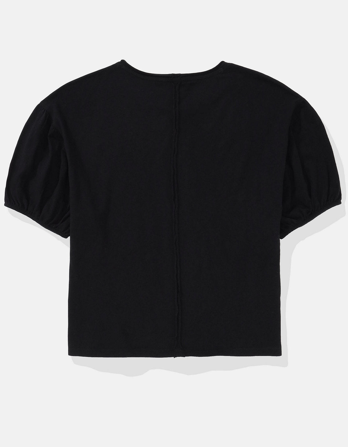 Camiseta de Manga Abullonada Ae - Negro 2372_1119_073_b