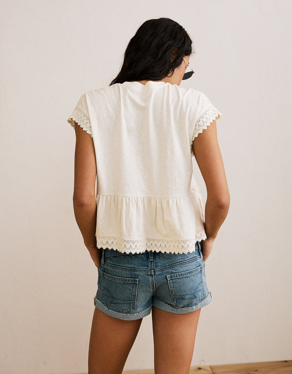 Camiseta con ribete de encaje Ae Sunchaser - Generico