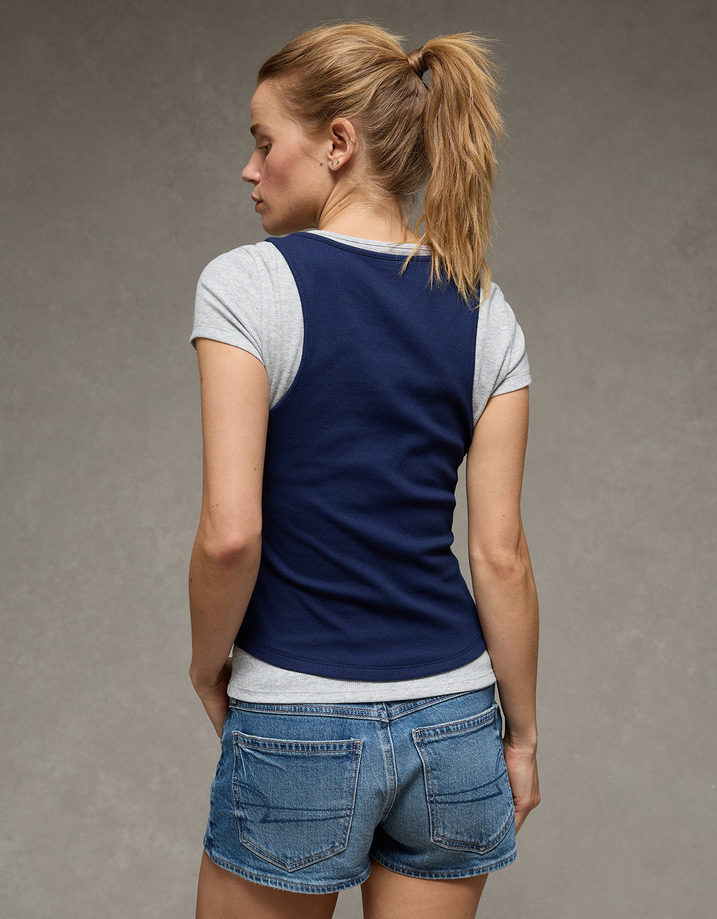 Camiseta Doblemente Bonita Ae - Azul 2372_2017_448_ob