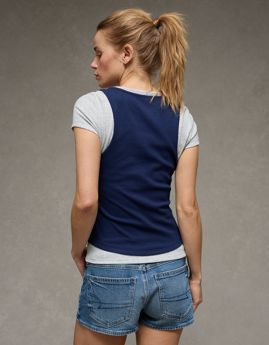 Camiseta Doblemente Bonita Ae - Azul 2372_2017_448_ob