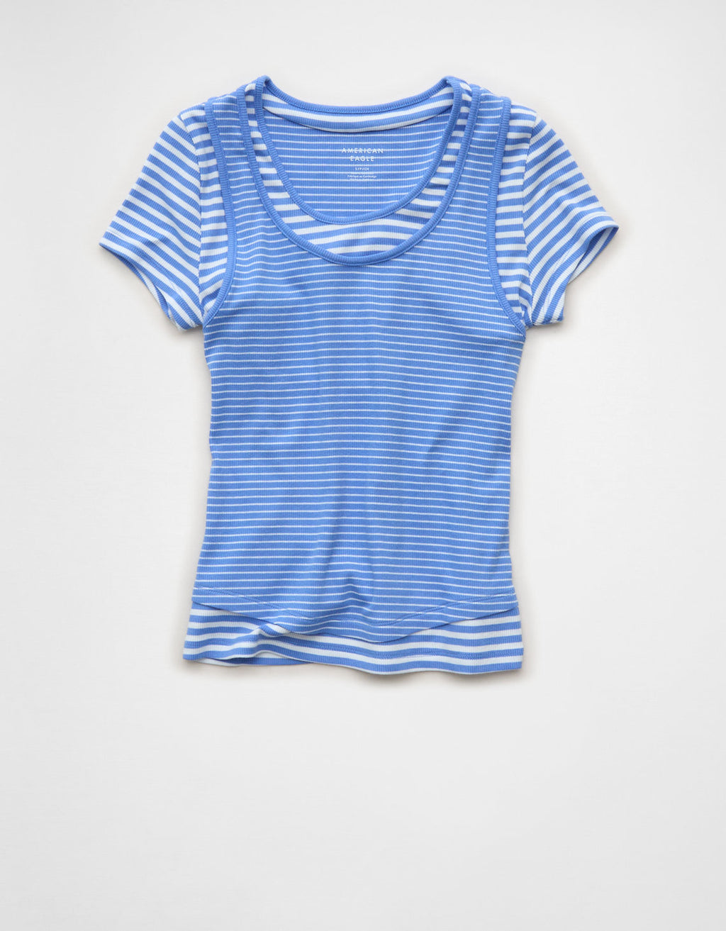 Camiseta Doblemente Bonita Ae - Azul 2372_2033_400_f