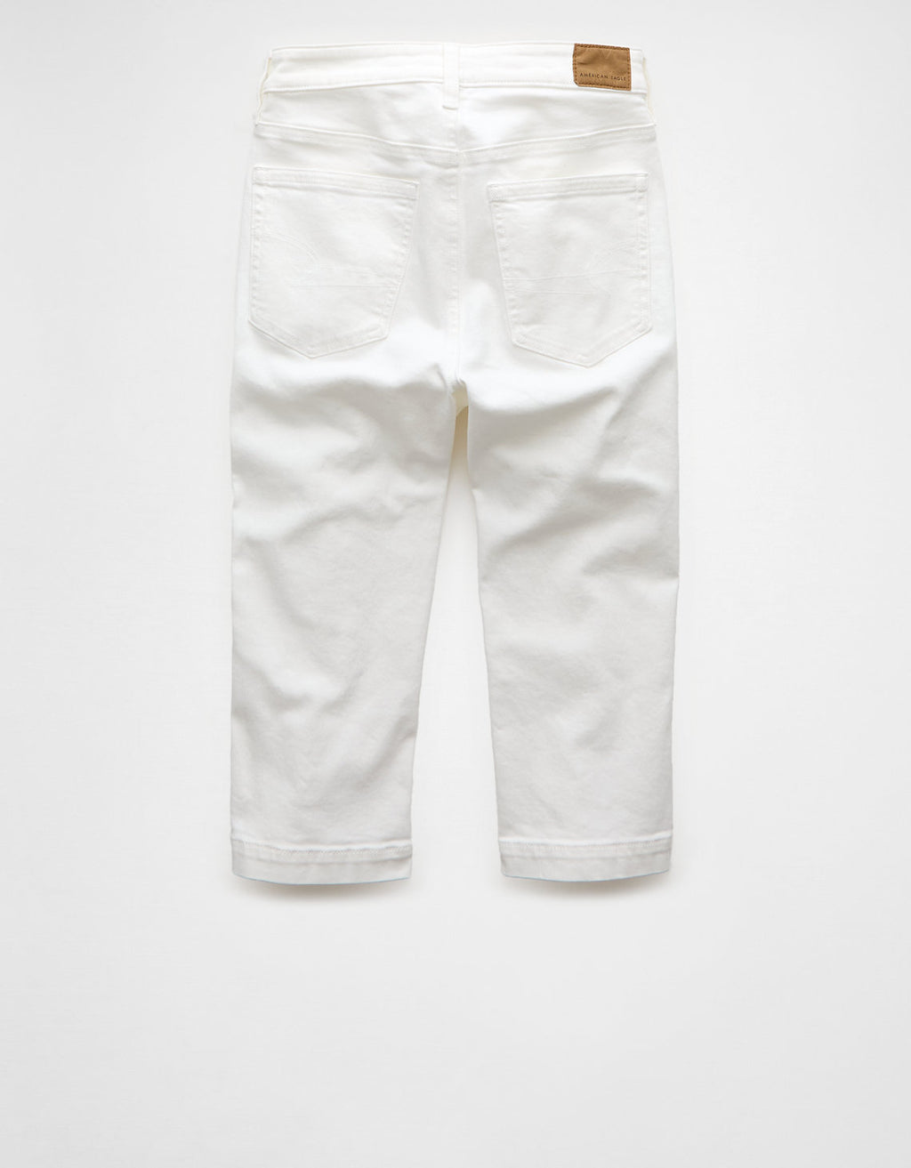 Jean Capri de cintura alta de nivel superior - Blanco 2432_5575_100_b
