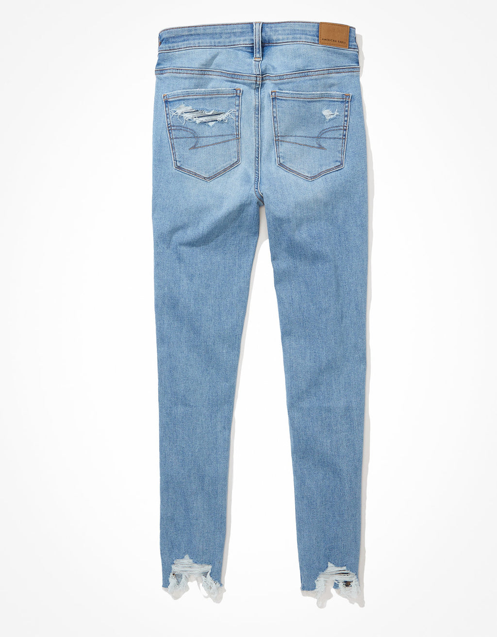 Jegging Tiro Alto con Rotos Ae - Azul 2433_3762_465_b