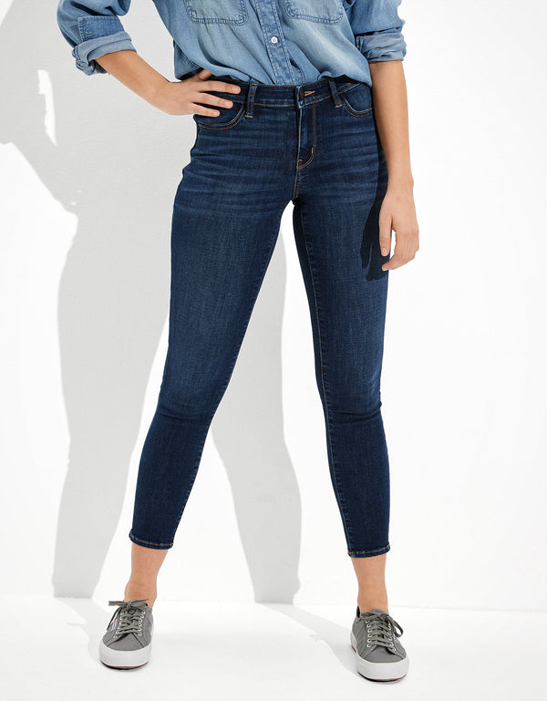 Jegging corto Ae Ne(x)t Level tiro alto - Azul