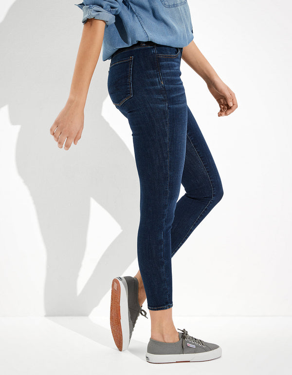 Jegging corto Ae Ne(x)t Level tiro alto - Azul