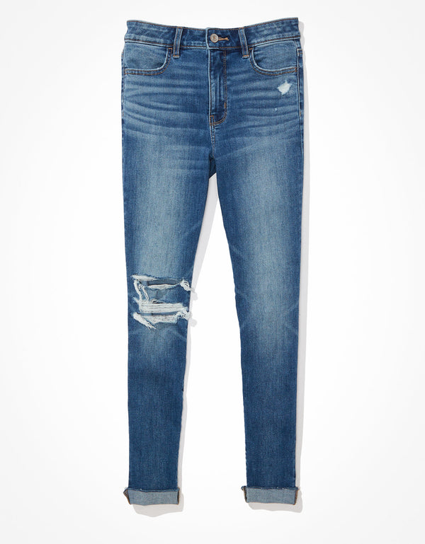 Jegging AE Ne(x)t Level con rotos de tiro alto crop - Generico