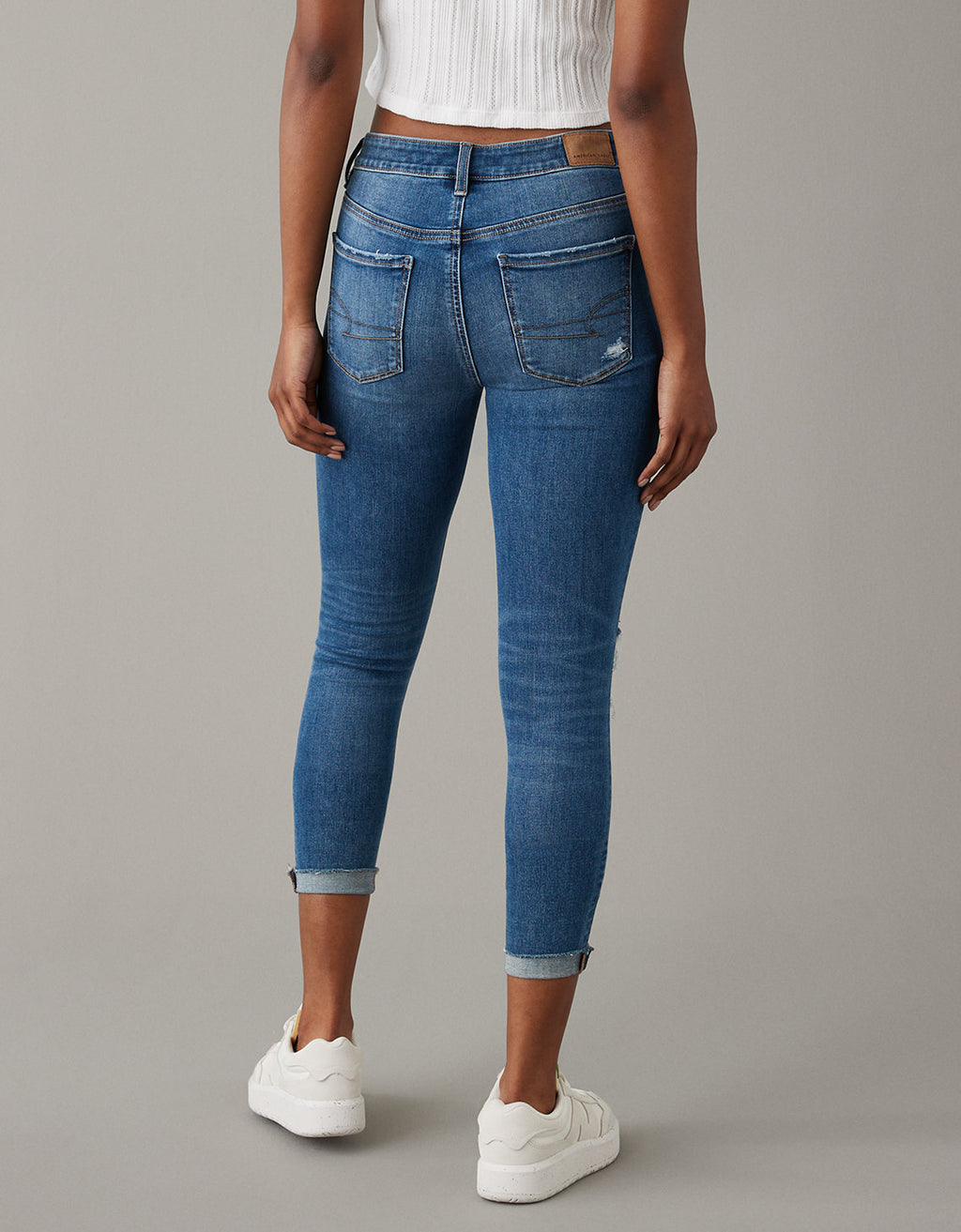 Jegging AE Ne(x)t Level con rotos de tiro alto crop - Generico 2433_4341_826_ob