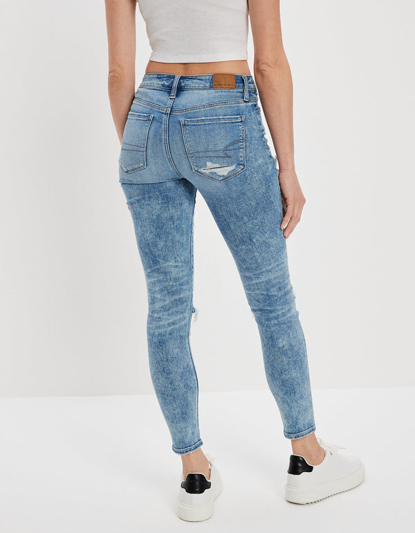 Jegging AE Ne(x)t Level con rotos de tiro alto crop - Generico