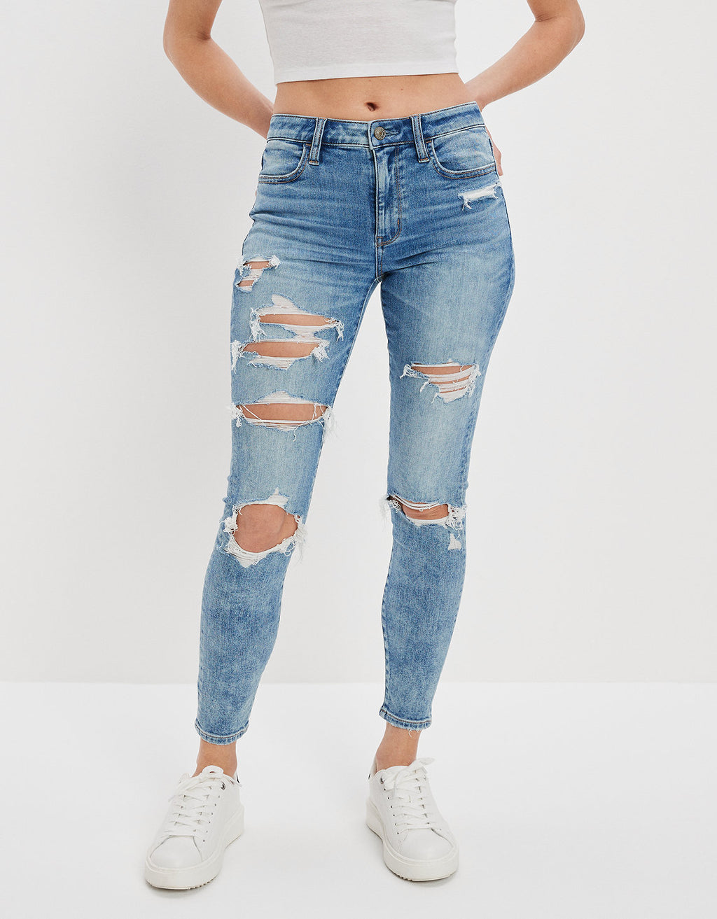 Jegging AE Ne(x)t Level con rotos de tiro alto crop - Generico 2433_4342_508_of