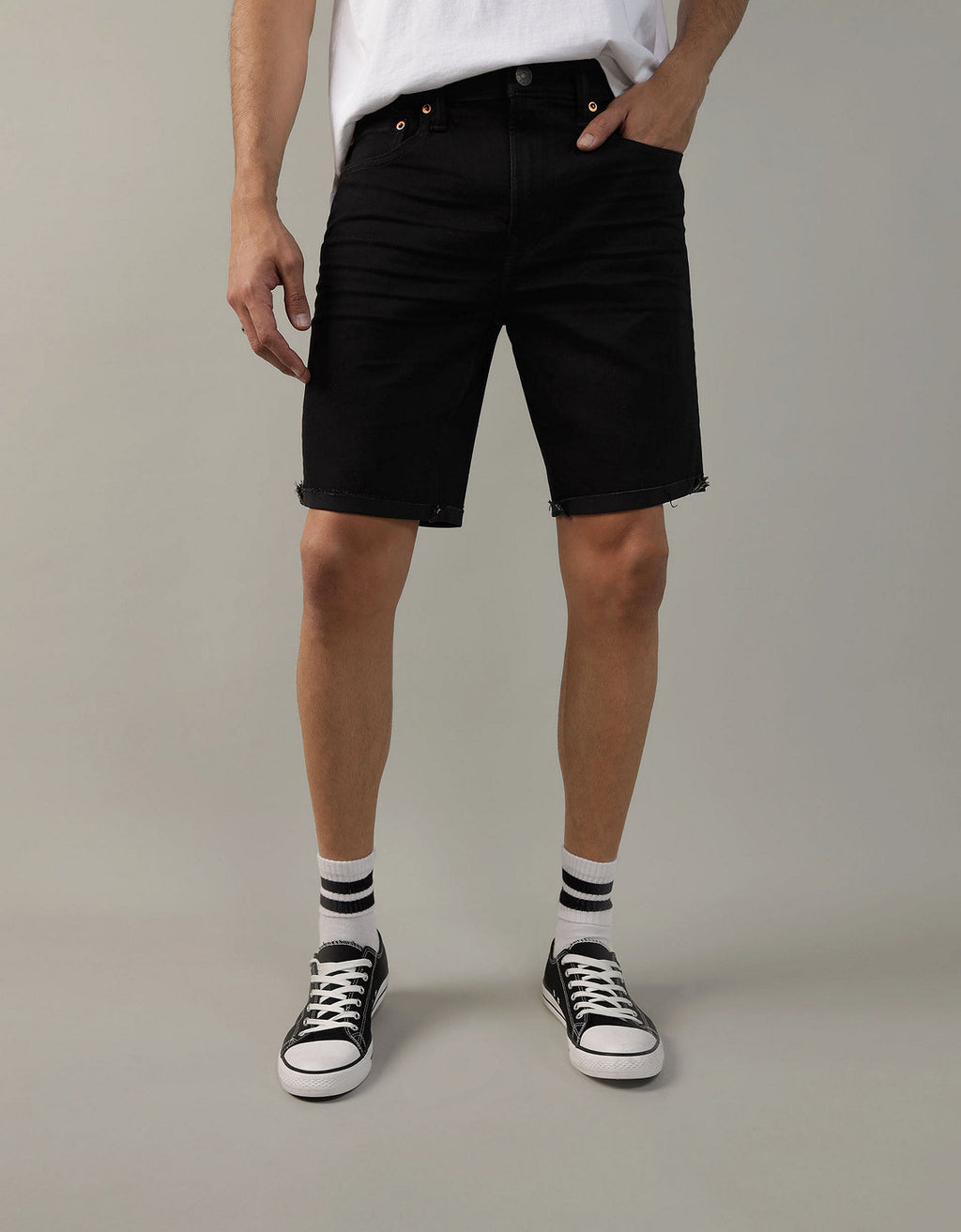 Short en denim Ae Extreme Flex - Negro 3131_7659_001_of