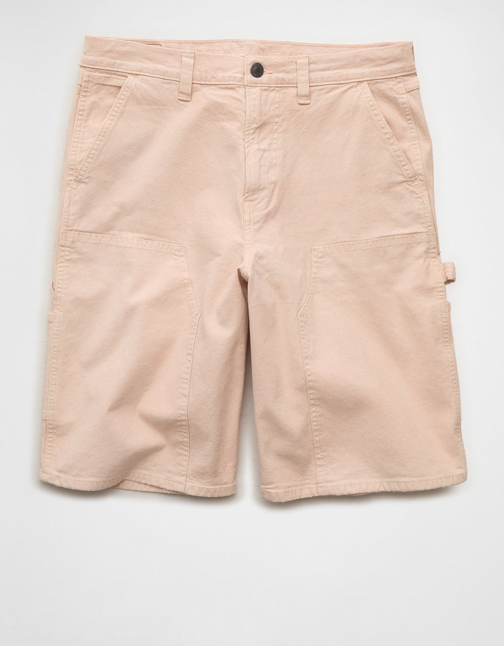 Short Baggy tipo carpintero en denim Ae - Rosa 3131_8214_615_f