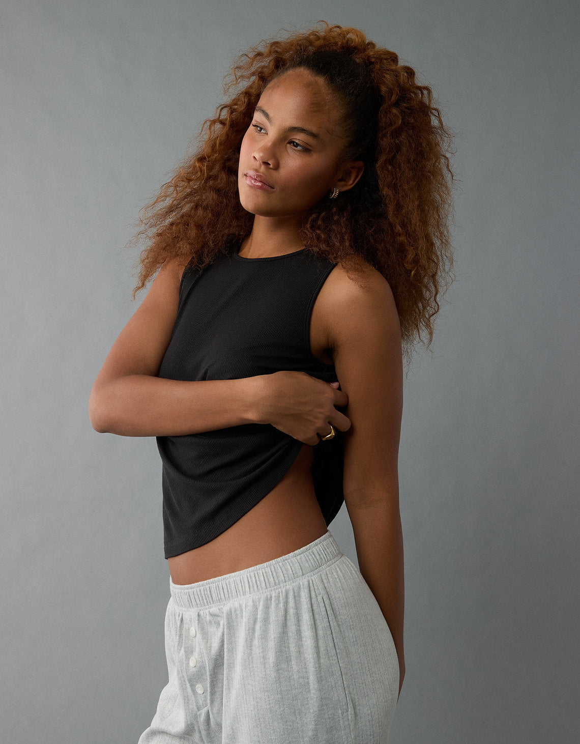 Tank Top Soft & Sexy Ae - Negro 3171_6069_001_os