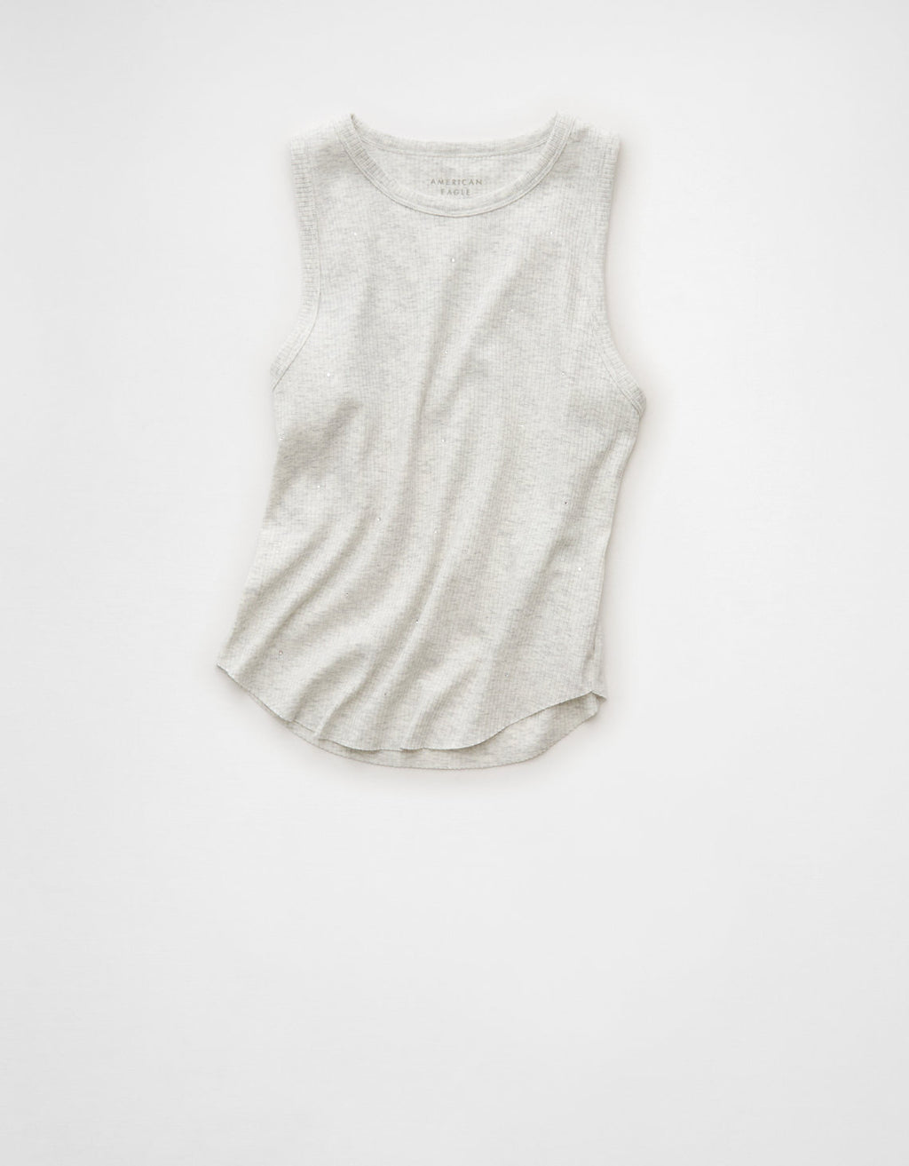 Tank Top Shirttail Ae - Gris 3171_6433_092_f