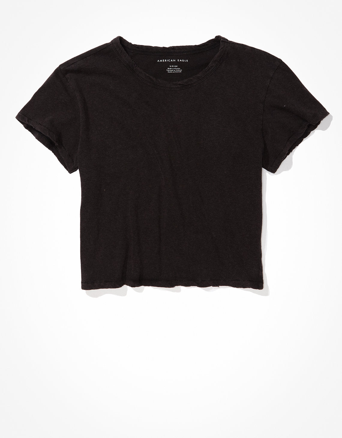 Camiseta AE True estilo tom boy - Negro 3375_7811_167_f