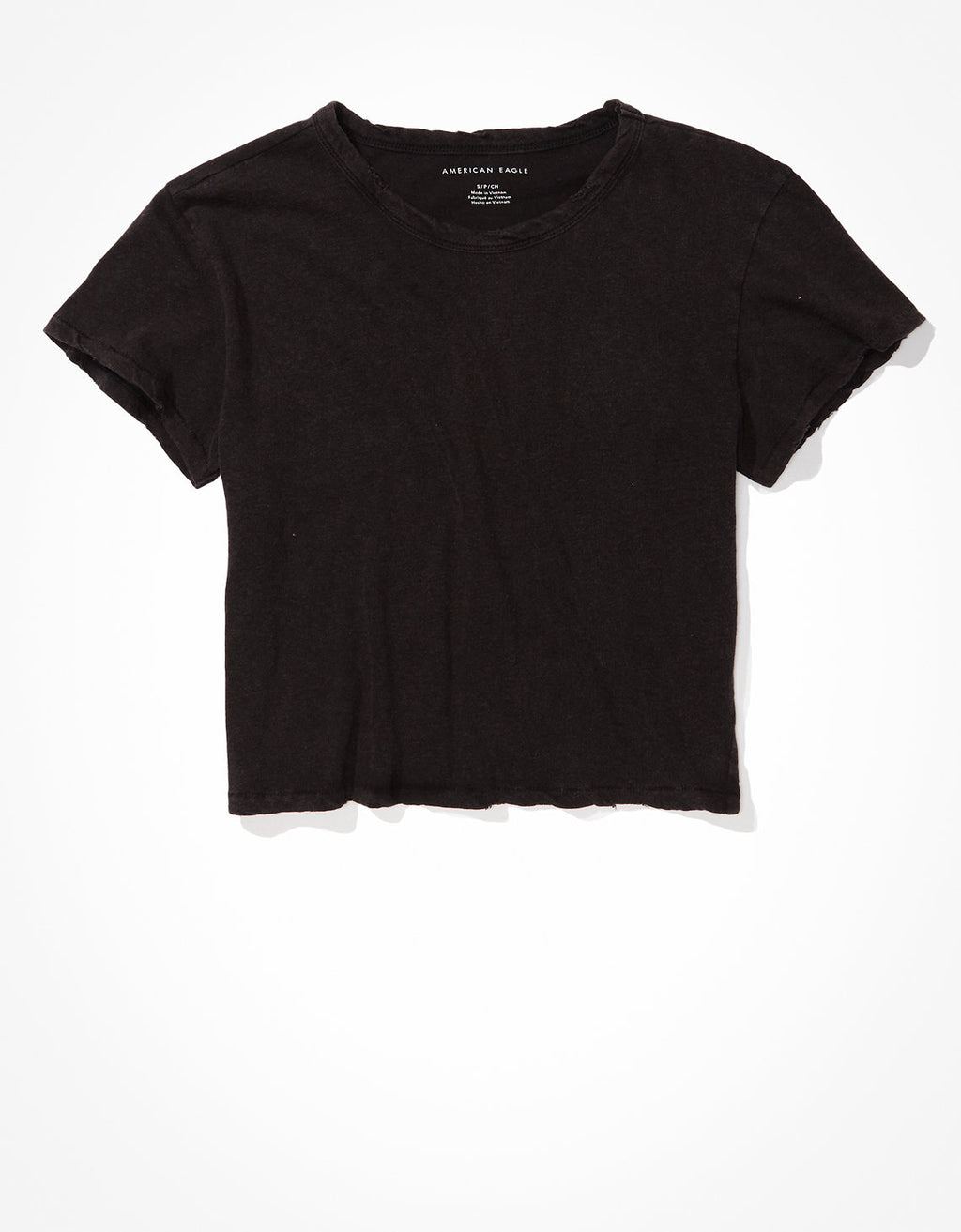 Camiseta AE True estilo tom boy - Negro 3375_7811_167_f
