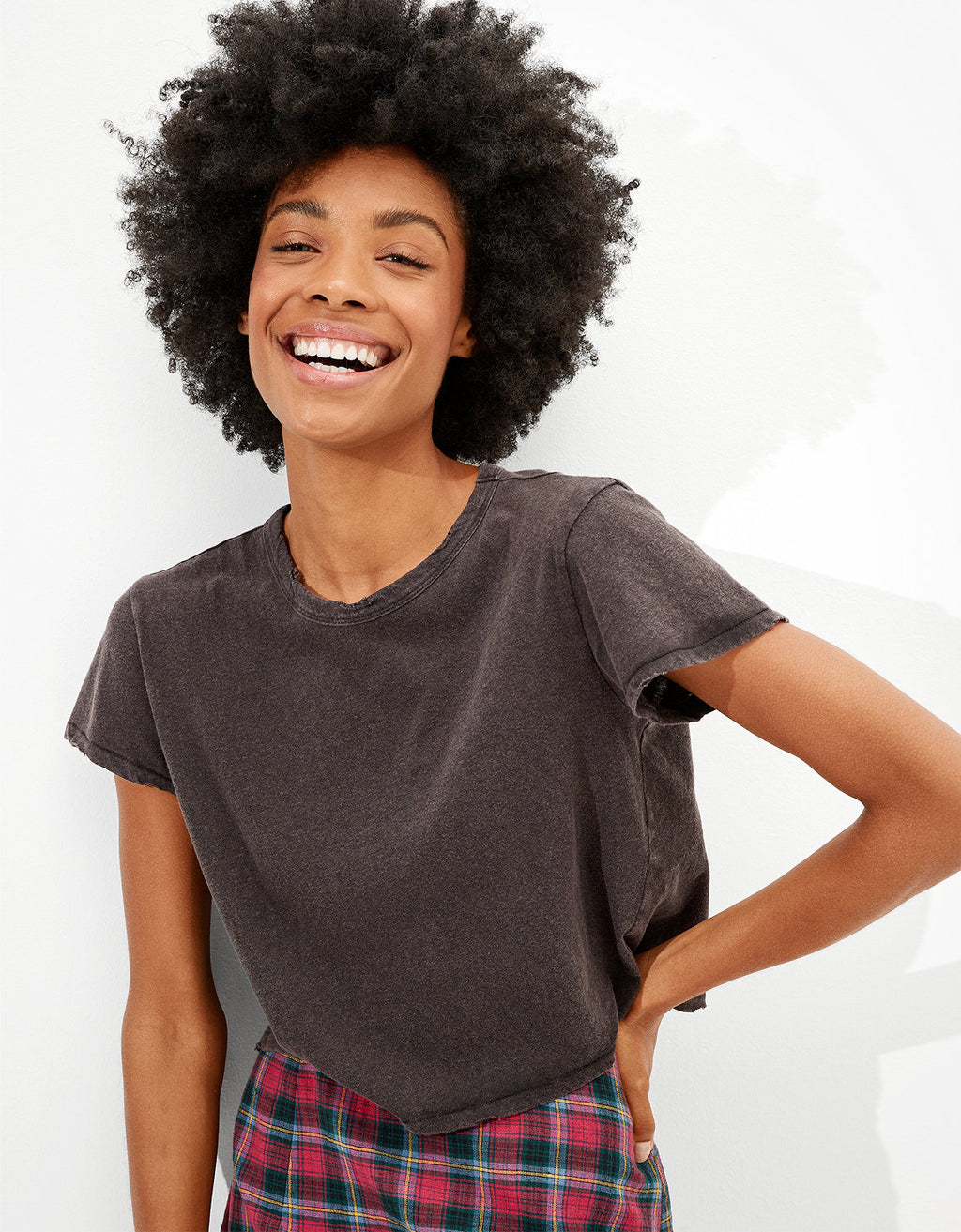 Camiseta AE True estilo tom boy - Negro 3375_7811_167_os