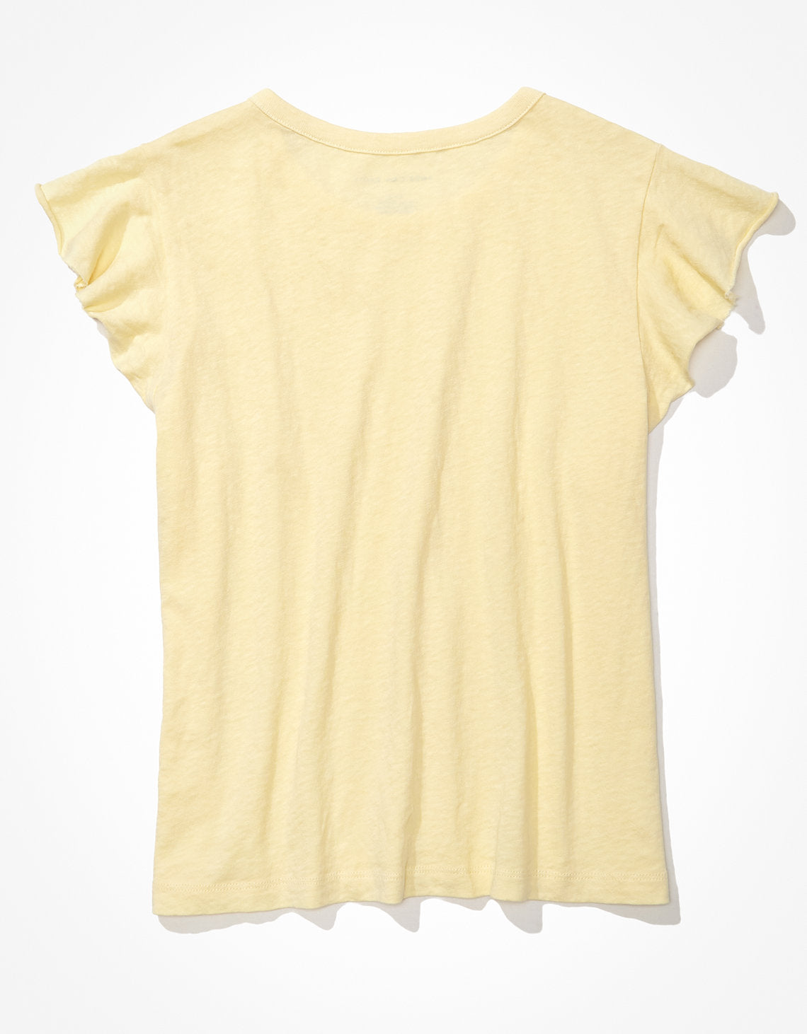 Camiseta AE con mangas con vuelo - Amarillo 3375_8300_700_b
