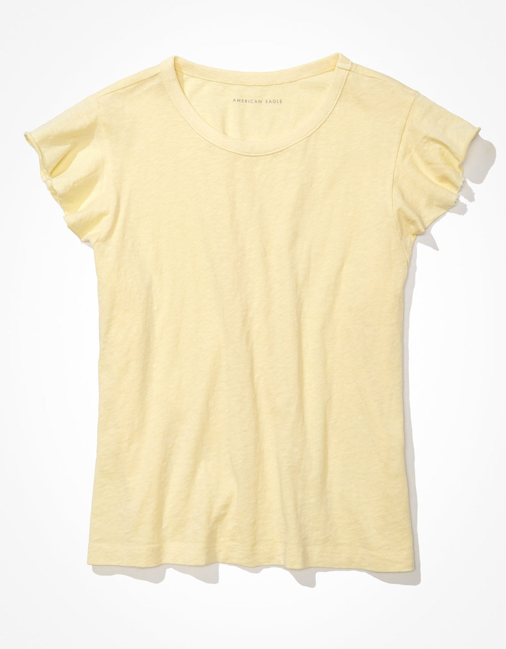 Camiseta AE con mangas con vuelo - Amarillo 3375_8300_700_f