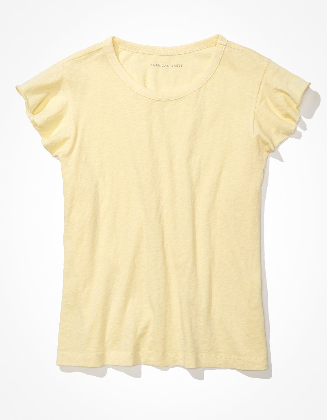 Camiseta AE con mangas con vuelo - Amarillo 3375_8300_700_f