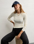 Camiseta de Manga Larga Tipo Henley Ae - Generico 3376_1390_131_of