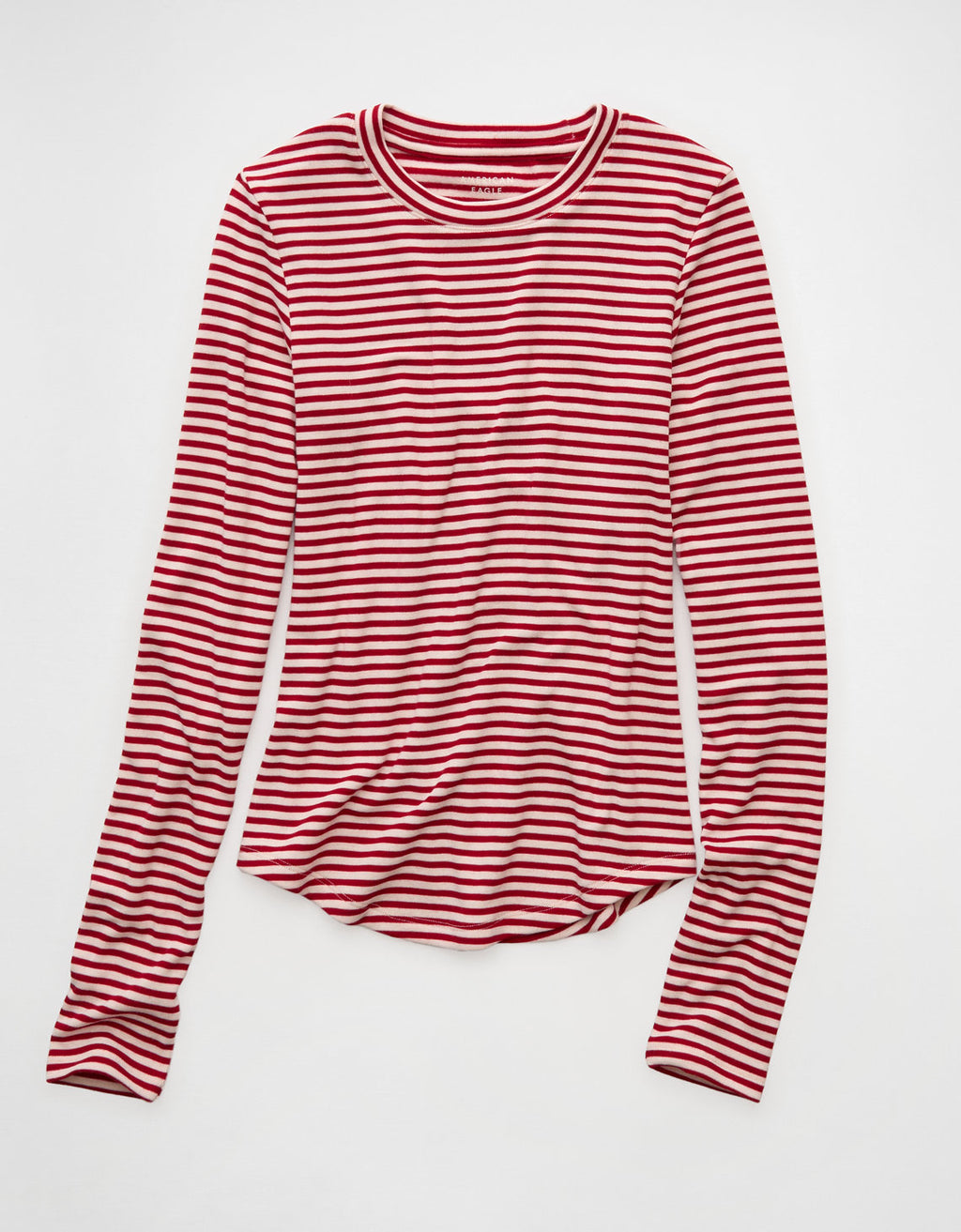 Camiseta de manga larga y cuello redondo acogedora de AE - Rojo 3376_1510_600_f