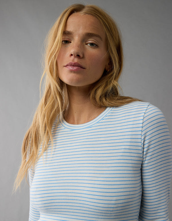 Camiseta manga larga mujer AE - Azul