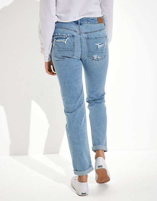 Tomgirl Jean AE de tiro bajo - Azul