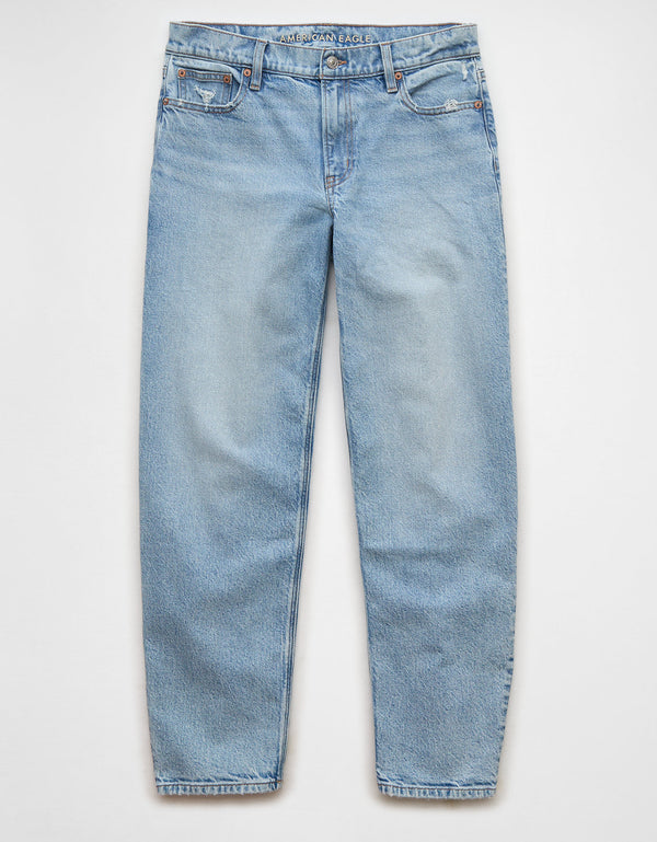 Jean barrel con stretch de mujer AE - Generico