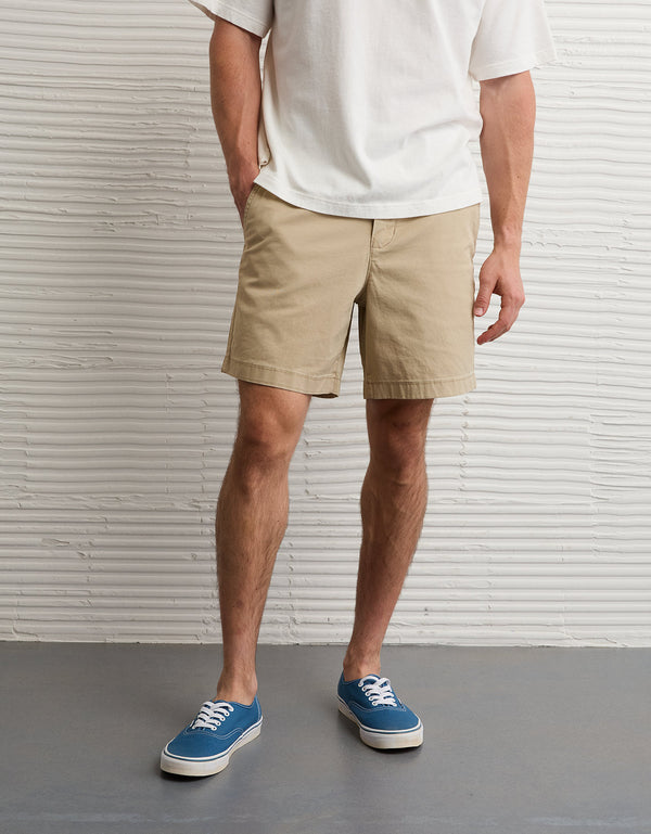 Short khaki flex Ae 7 - Caqui