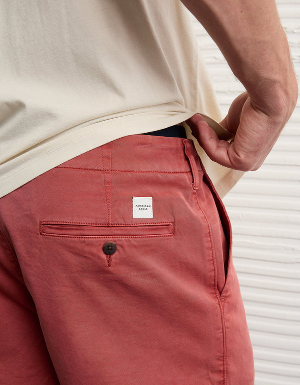 Ae 7 Flex Short Khaki Usado - Naranja