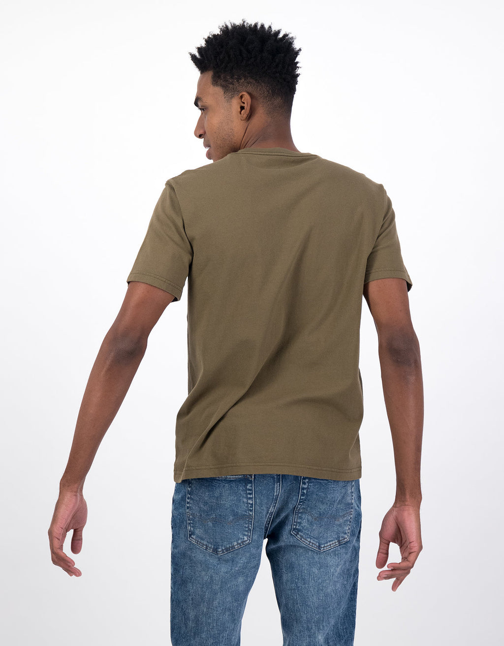 Camiseta cuello Henley manga corta Hombre AE - Generico 4165_1740_309_ob