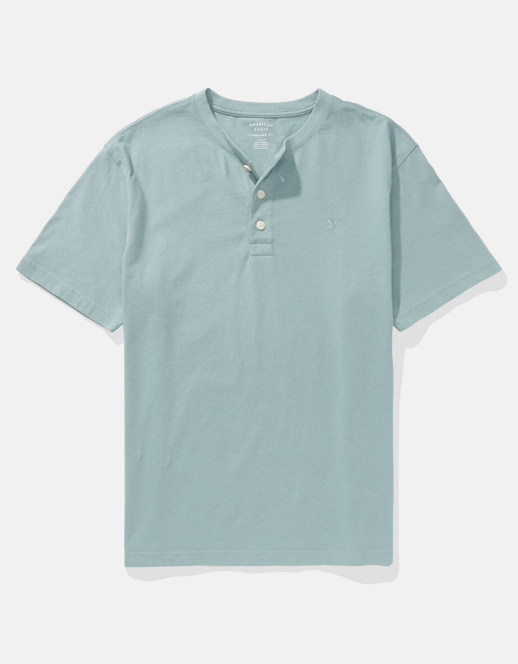 Camiseta cuello Henley manga corta Hombre AE - Generico 4165_1740_333_f