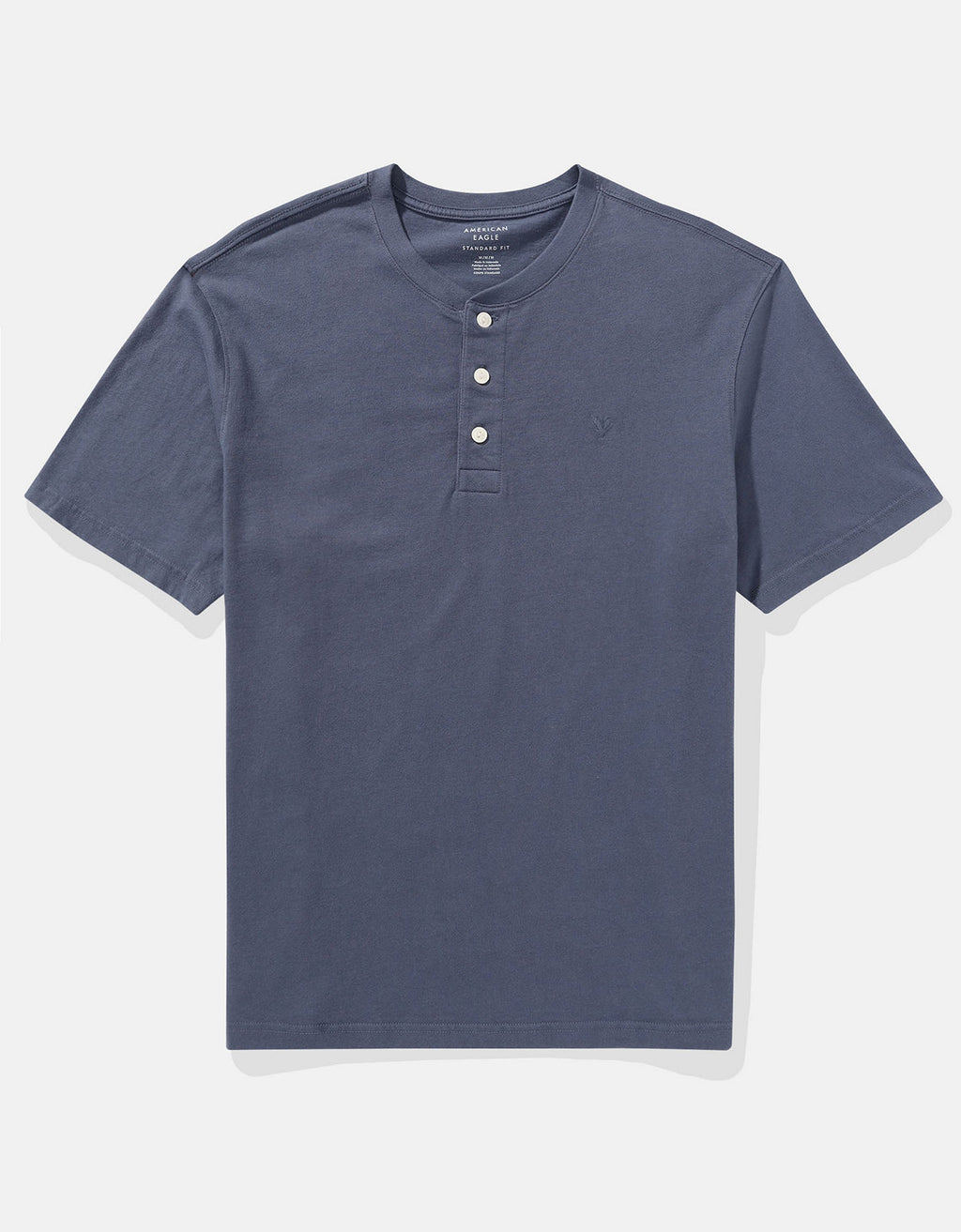 Camiseta cuello Henley manga corta Hombre AE - Generico 4165_1740_526_f