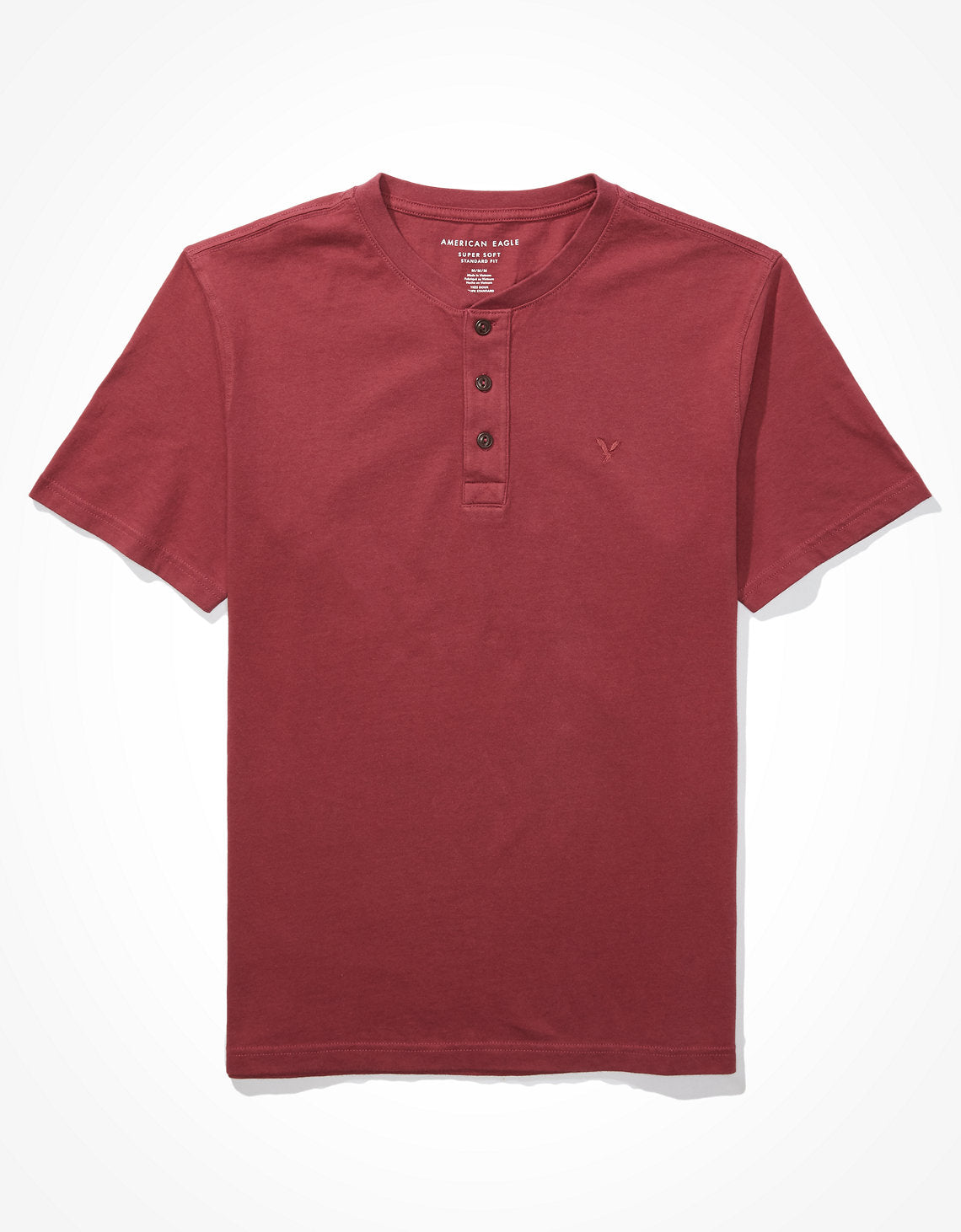 Camiseta cuello Henley manga corta Hombre AE - Generico 4165_1740_613_f