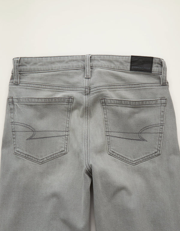 Jeans Stovepipe de talle alto de AE - Gris