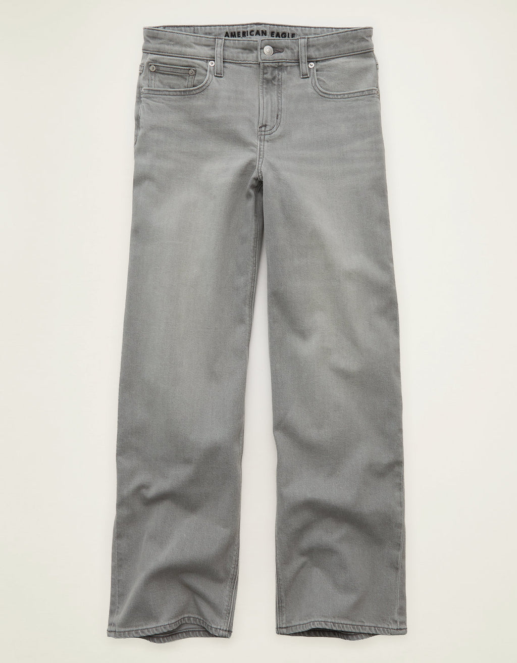 Jeans Stovepipe de talle alto de AE - Gris 4435_6322_020_f