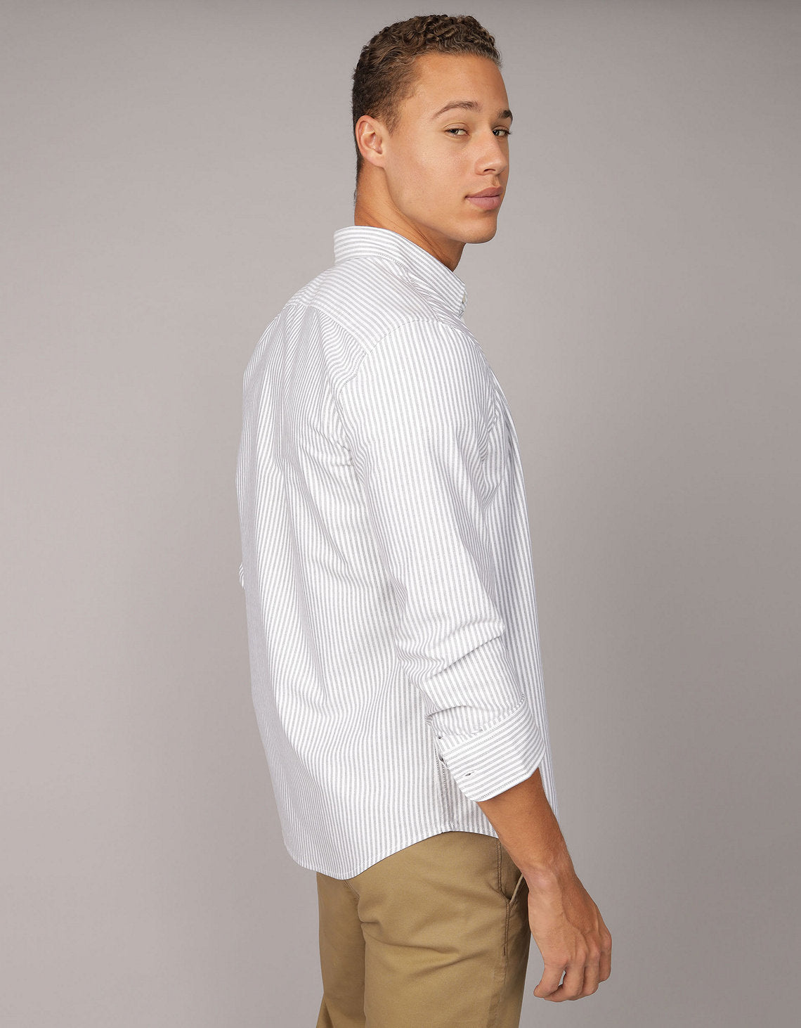 Camisa Oxford Slim Fit Ae - Generico 5153_2830_050_ob
