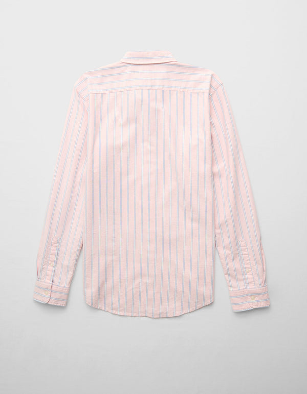 Camisa Oxford Slim Fit Ae - Naranja