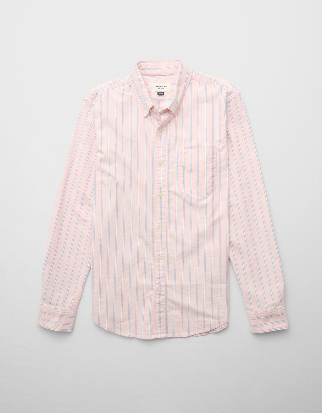 Camisa Oxford Slim Fit Ae - Naranja 5153_2830_800_f