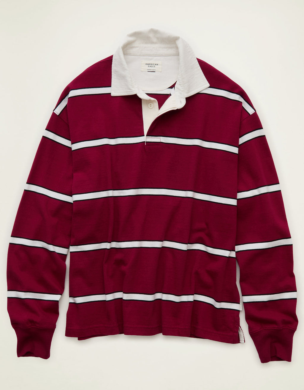 Camiseta de rugby de ajuste cuadrado - Rojo 5171_5243_600_f