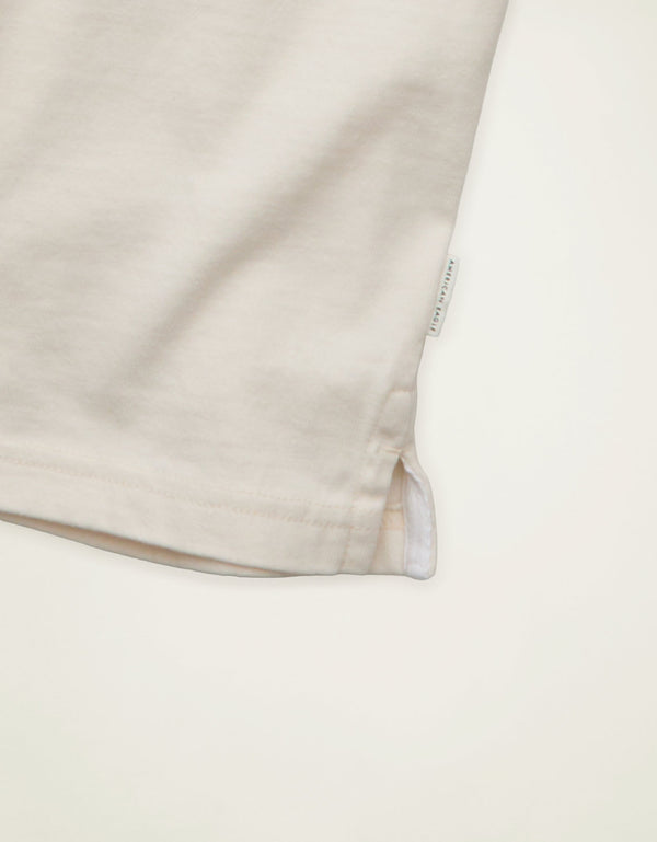 Camiseta de rugby de ajuste cuadrado - Blanco
