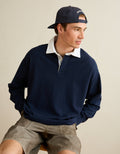 Camiseta de rugby de ajuste cuadrado - Azul 5171_5295_410_of