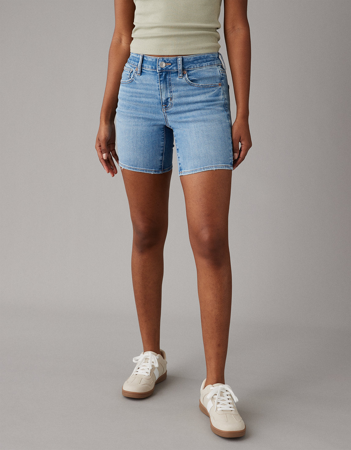 Short Skinny de Tiro Bajo Mujer AE - Generico 6332_7789_432_of