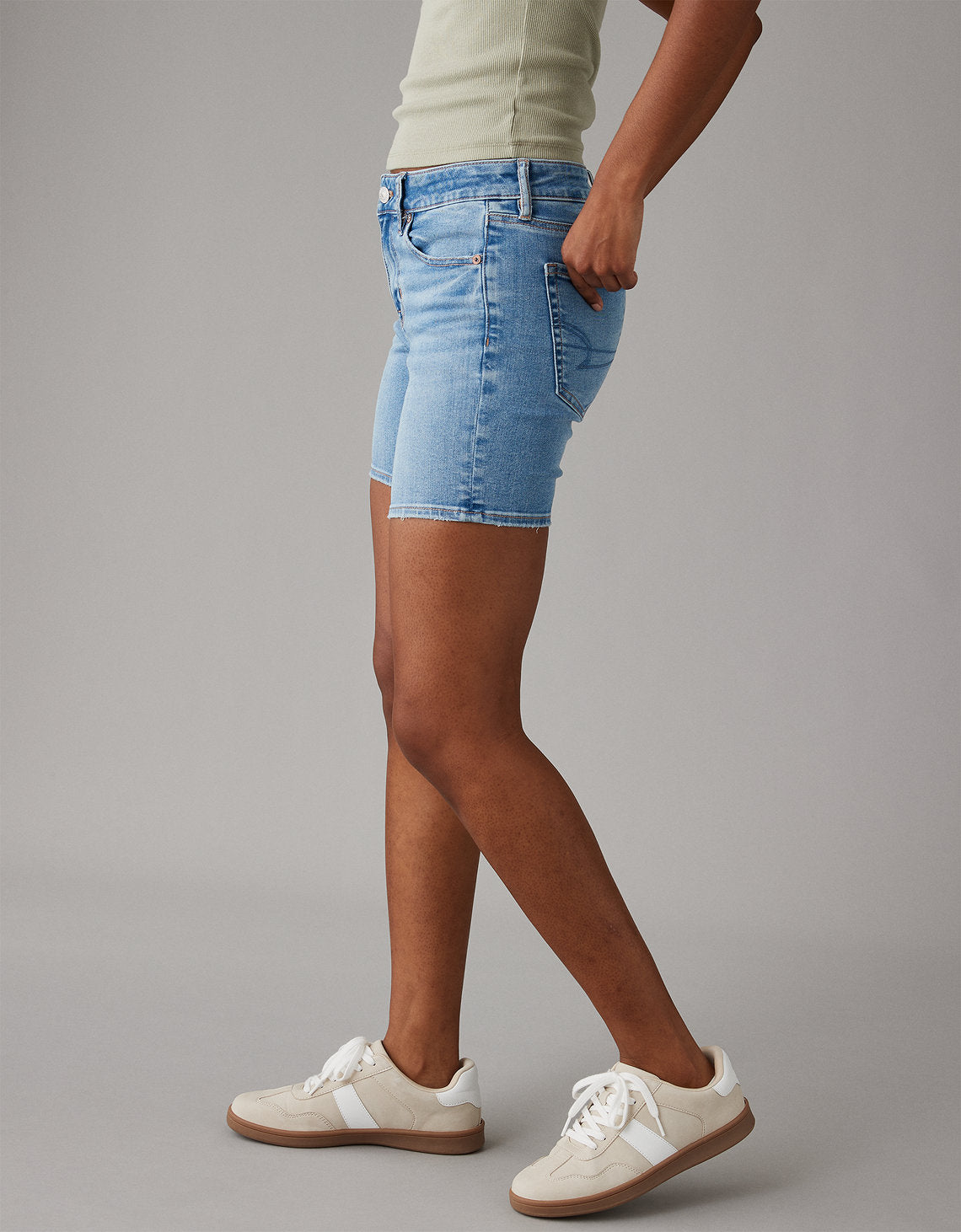 Short Skinny de Tiro Bajo Mujer AE - Generico 6332_7789_432_os