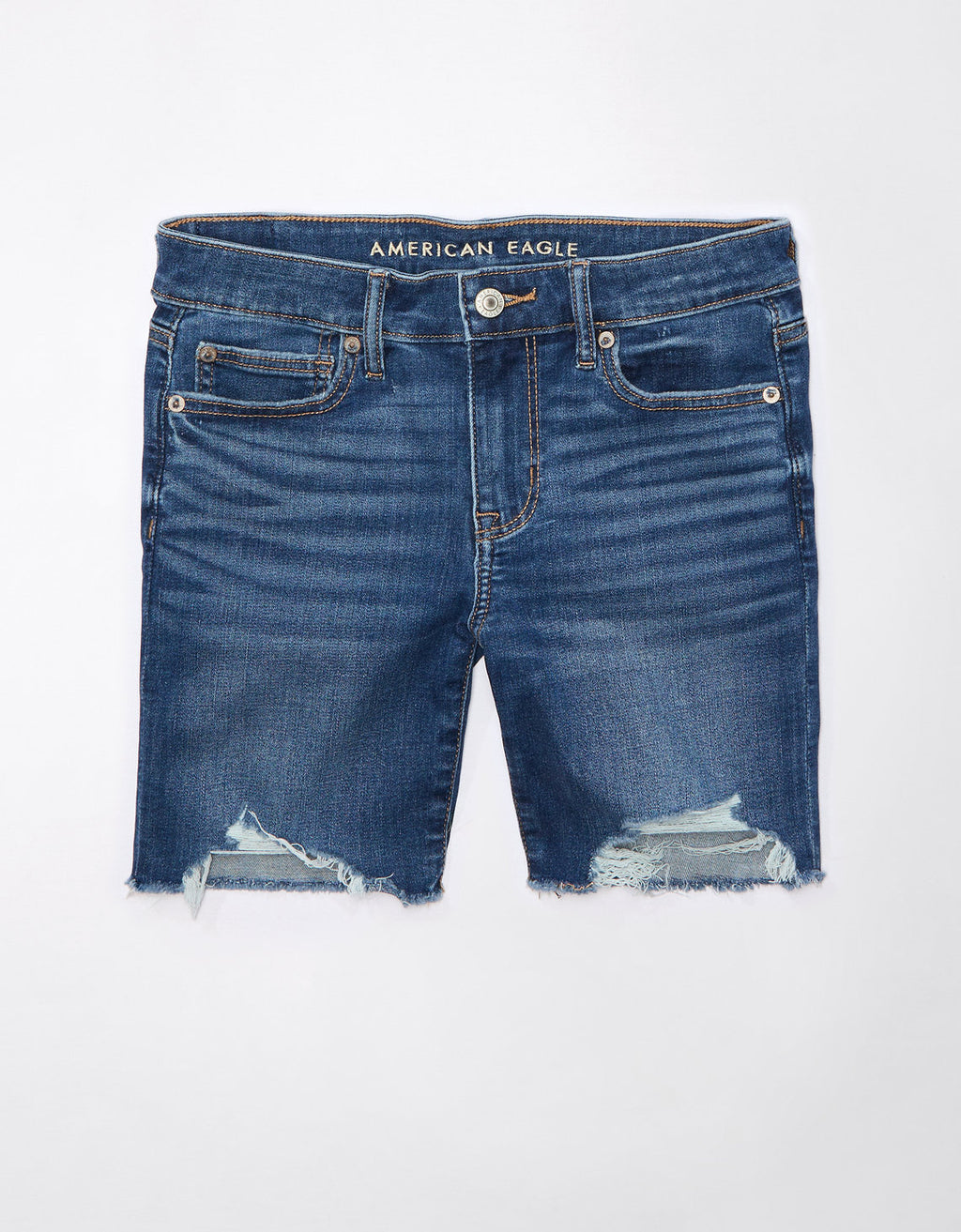Bermuda skinny en denim Ae - Azul 6332_7790_965_f